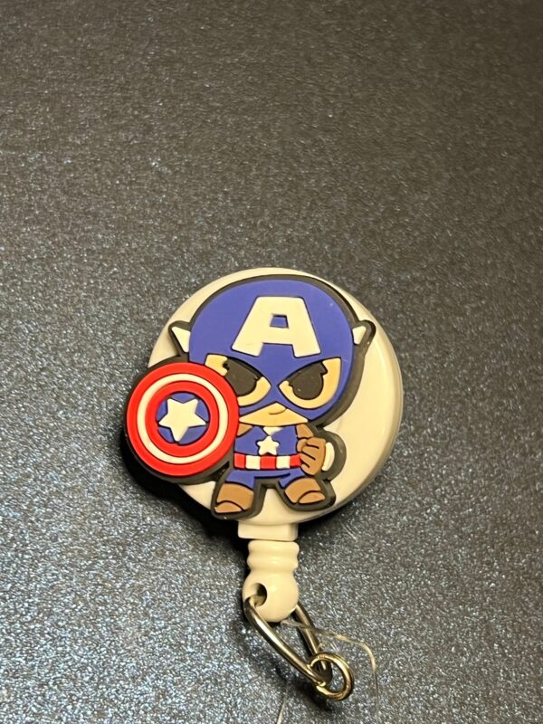 Avengers inspired characters- alligator clip - badge reel - Image 6