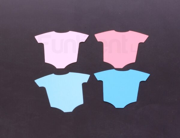 Baby Onesie Cutout / 100 pack Confetti Size (1x1) - Image 2