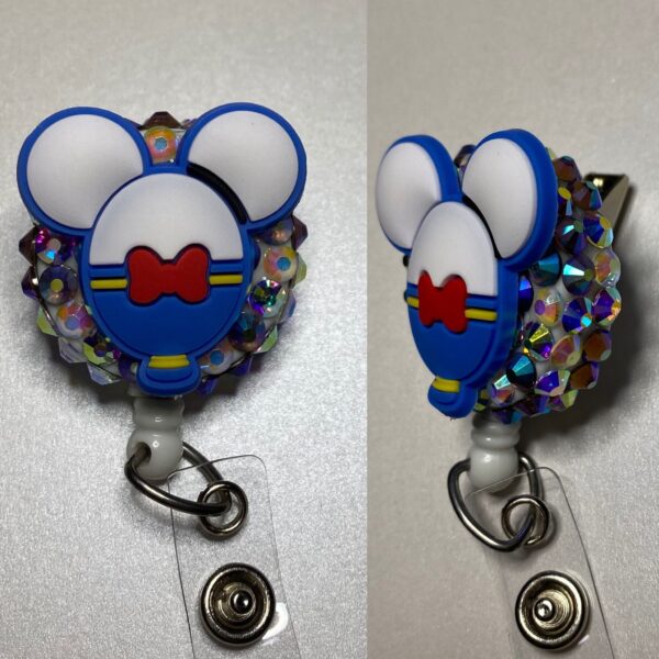 Disney Balloon Characters- Alligator clip - Badge reel - Image 5