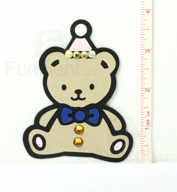 birthday bear cutout