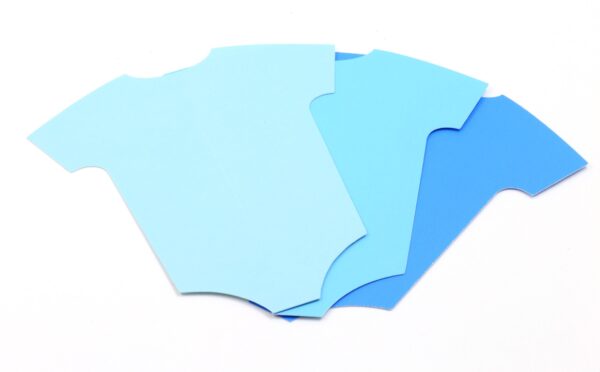 Blue Baby Onesie Cutout 5" x 4"