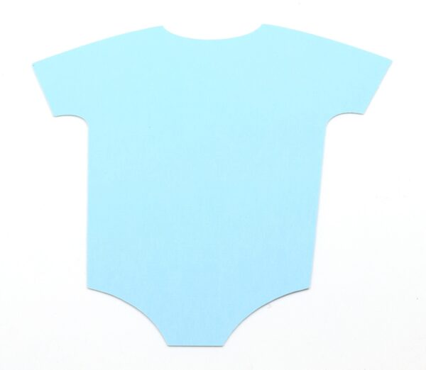 Blue Baby Onesie Cutout 5" x 4" - Image 2