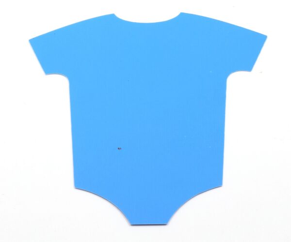 Blue Baby Onesie Cutout 5" x 4" - Image 4