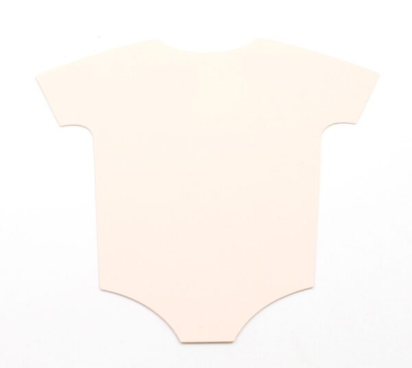 Blush Baby Onesie cutout 5" x 4" - Image 3