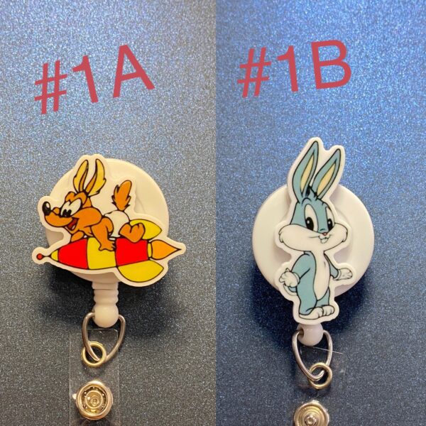 Cartoon Characters - alligator clip - badge reel - Image 2