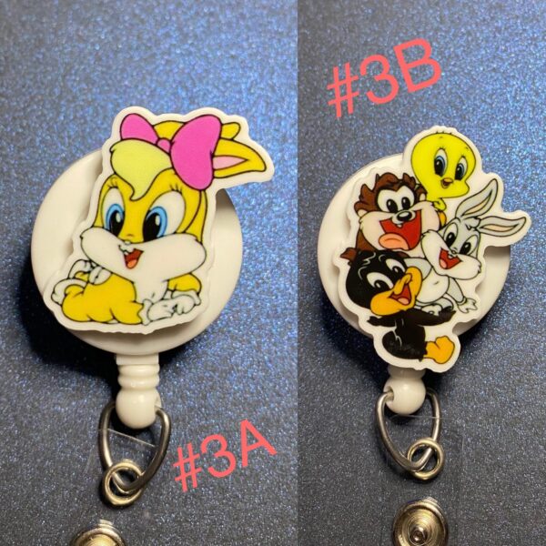 Cartoon Characters - alligator clip - badge reel - Image 4