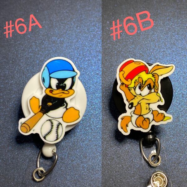 Cartoon Characters - alligator clip - badge reel - Image 7