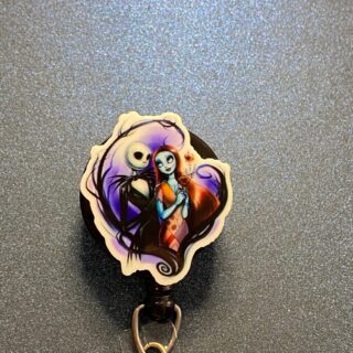 Nightmare Before Christmas Character - Alligator clip - Badge reel