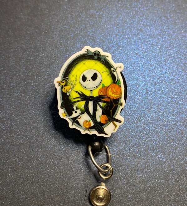 Nightmare Before Christmas Character - Alligator clip - Badge reel - Image 5