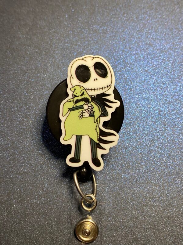 Nightmare Before Christmas Character - Alligator clip - Badge reel - Image 6
