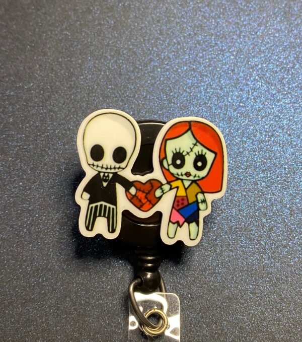 Nightmare Before Christmas Character - Alligator clip - Badge reel - Image 7