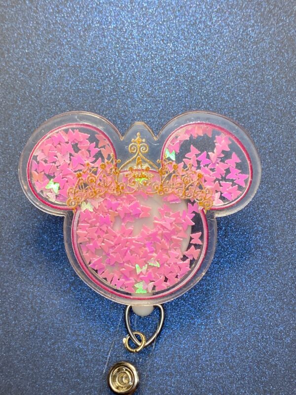 Character Shaker Resin - alligator clip - badge reel