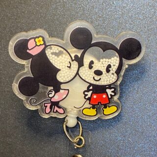 Character Shaker Resin - alligator clip - badge reel