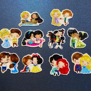 CHOOSE YOUR OWN. Set of 10 Princess & Prince Resin