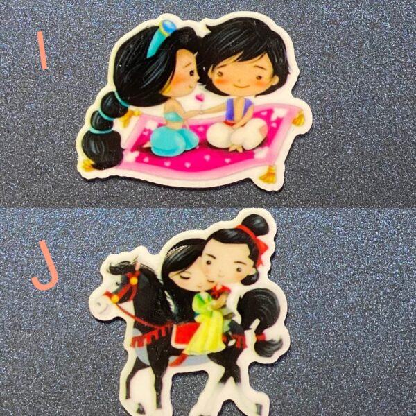 CHOOSE YOUR OWN. Set of 10 Princess & Prince Resin - Image 4