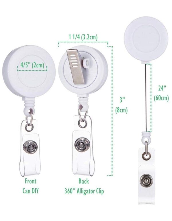 Christmas Theme Hello Kitty and Unicorn - alligator clip - badge reel - Image 10