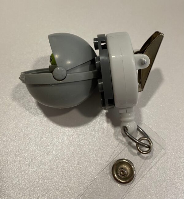 Baby Yoda custom Badge - alligator clip - badge reel - Image 2