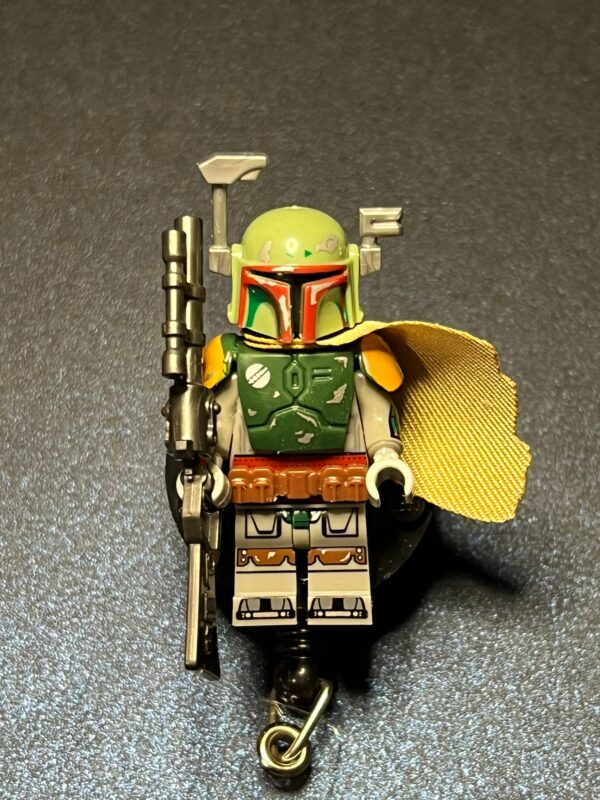 Boba Fett Custom Made - alligator clip - badge reel