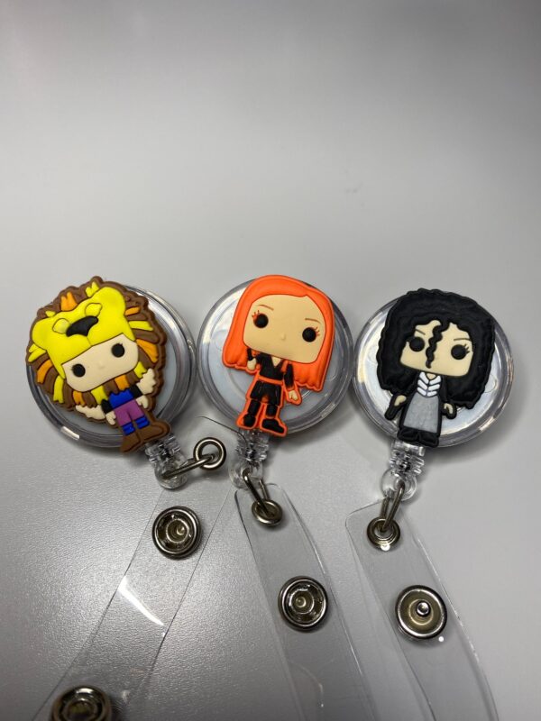 Custom made Harry Potter characters- Alligator clip - Badge reel - Image 6