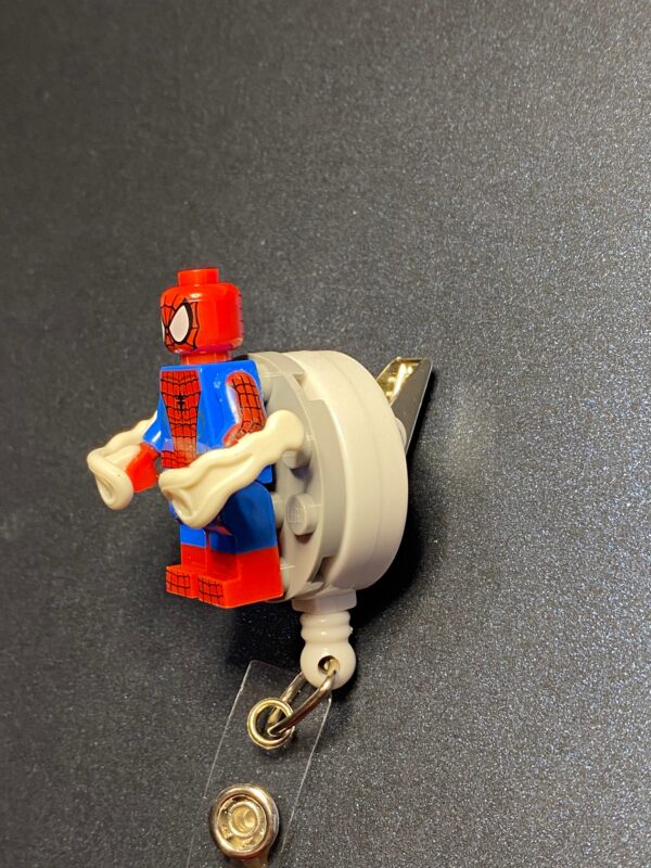 Custom Made Minifigure - alligator clip - badge reel - Image 2