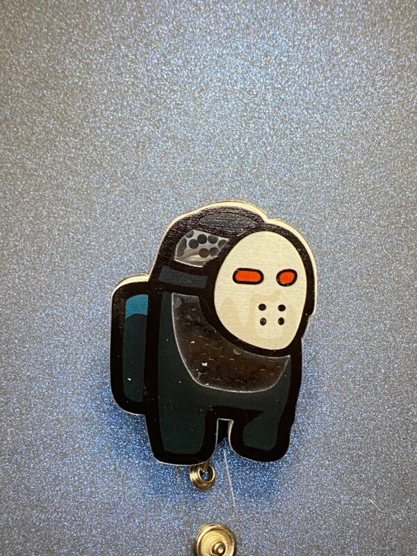 Custom Shaker - alligator clip - badge reel
