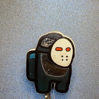 Custom Shaker - alligator clip - badge reel