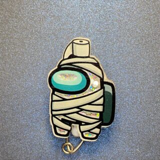 Custom Shaker - alligator clip - badge reel