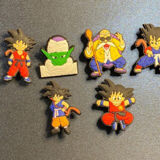 Dragon Ball 6PC Shoe Charms - Soft PVC