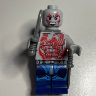 Drax the Destroyer inspired Badge - alligator clip - badge reel