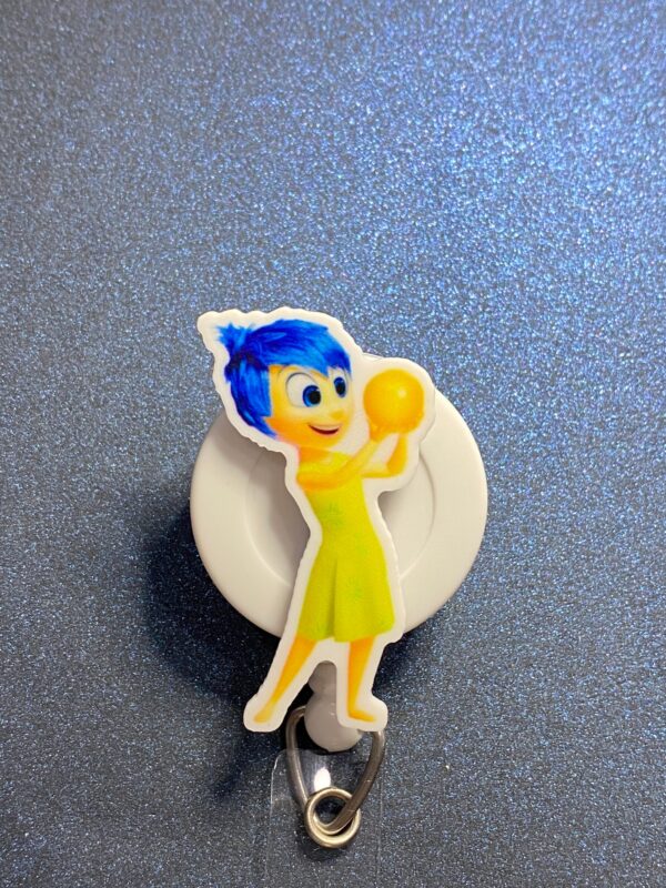 Inside Out characters- alligator clip - badge reel - Image 5