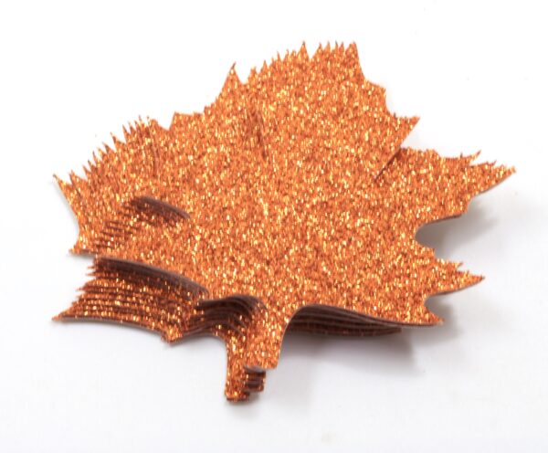 Glitter Autumn Leaf Cutout - Image 3