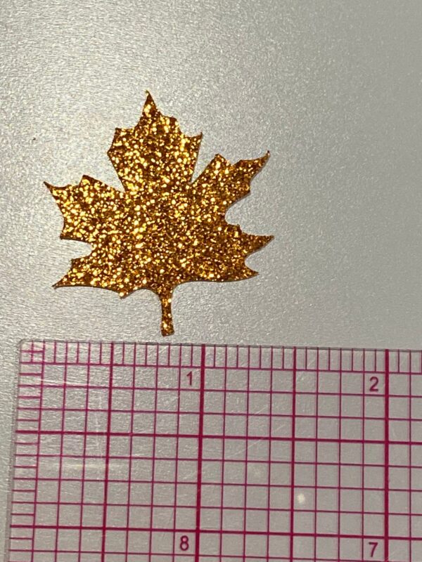 Glitter Autumn Leaf Cutout - Image 4