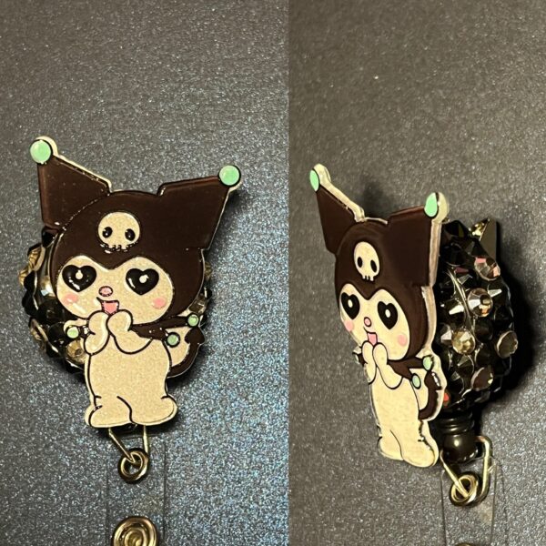 Glitter Character- alligator clip - badge reel - Image 6