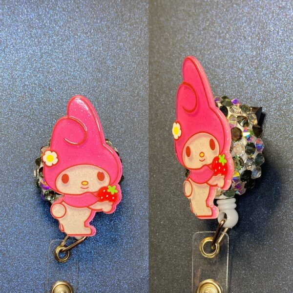 Glitter Character- alligator clip - badge reel - Image 7