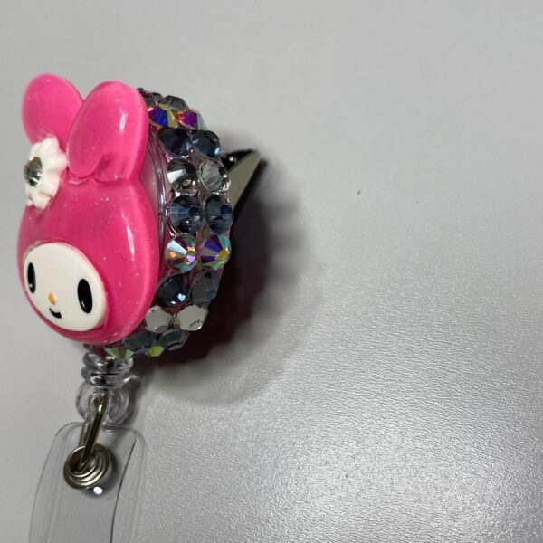 Glitter Melody - alligator clip - badge reel - Image 2