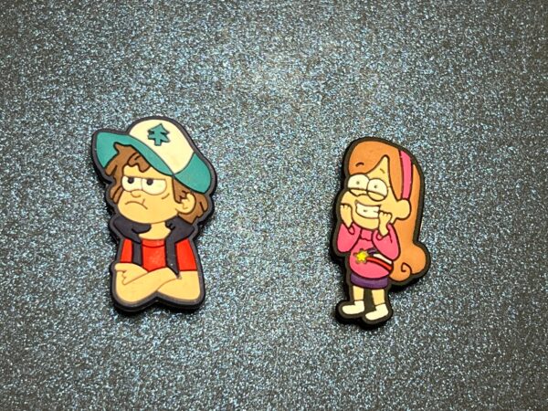 Gravity Falls 2PC Shoe Charms - Soft PVC