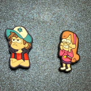 Gravity Falls 2PC Shoe Charms - Soft PVC