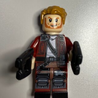 Guardians of the Galaxy inspired Minifigure - alligator clip - badge reel