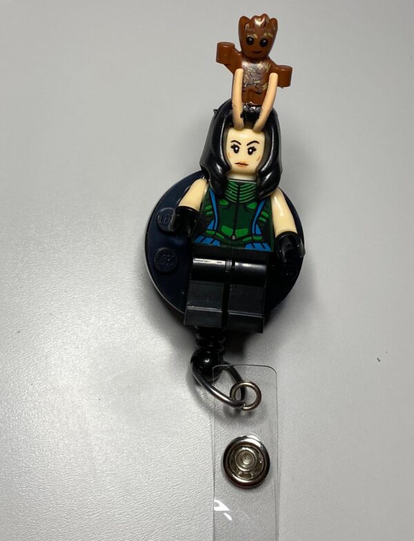 Guardians of the Galaxy inspired Minifigure - alligator clip - badge reel - Image 2