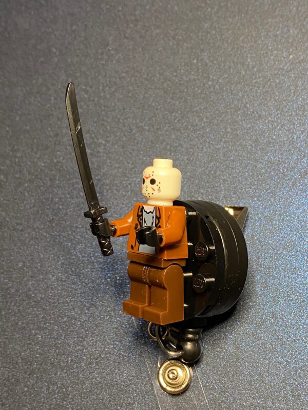 Halloween inspired Minifigure - alligator clip - badge reel - Image 2