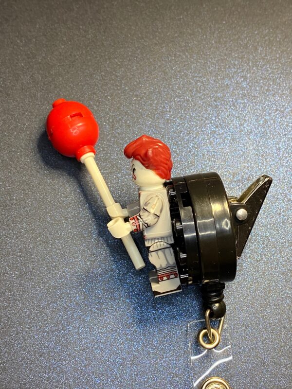 Halloween inspired Minifigure - alligator clip - badge reel - Image 2