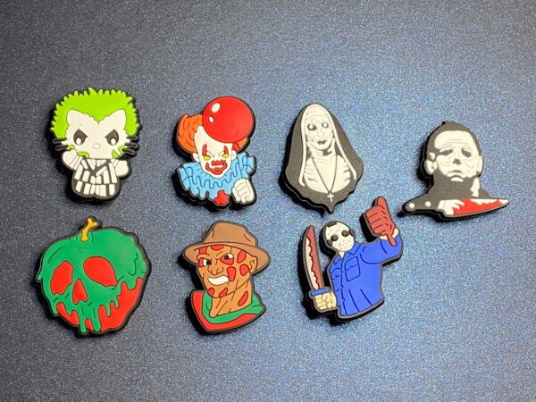 Halloween Theme 7PC Shoe Charms - Soft PVC