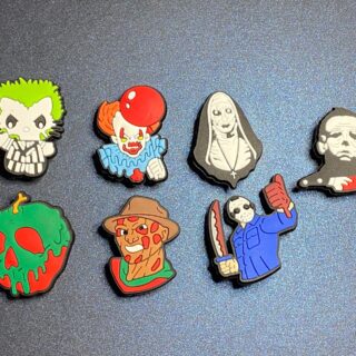 Halloween Theme 7PC Shoe Charms - Soft PVC