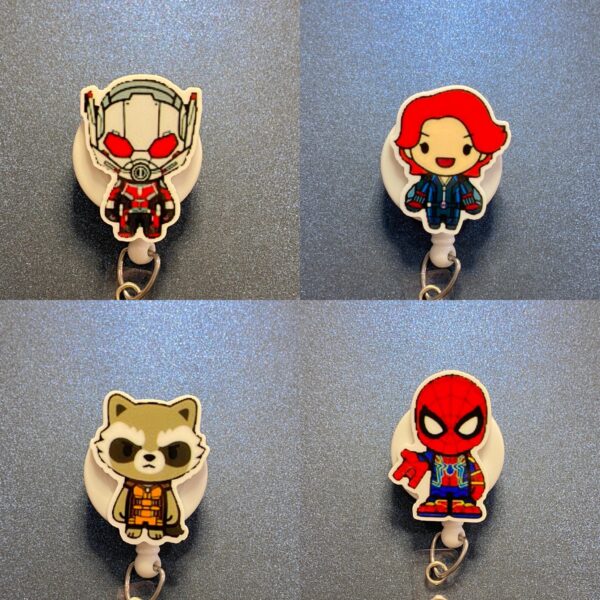 Hero & Villain Characters - alligator clip - badge reel - Image 8