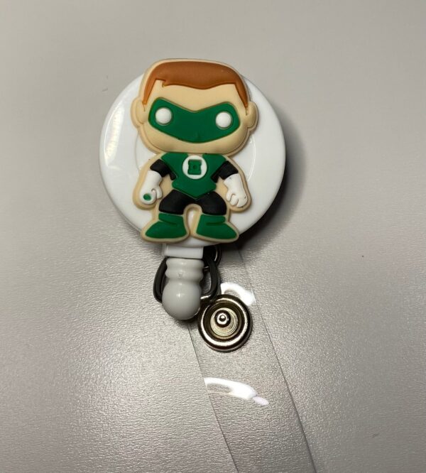 Justice League inspired characters- alligator clip - badge reel - Image 7