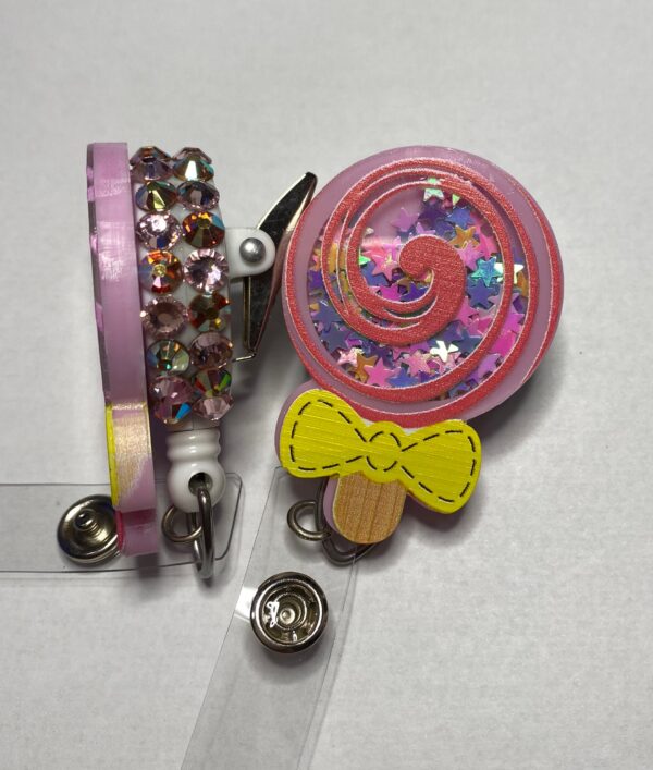 Lollipop Shaker - alligator clip - badge reel - Image 2
