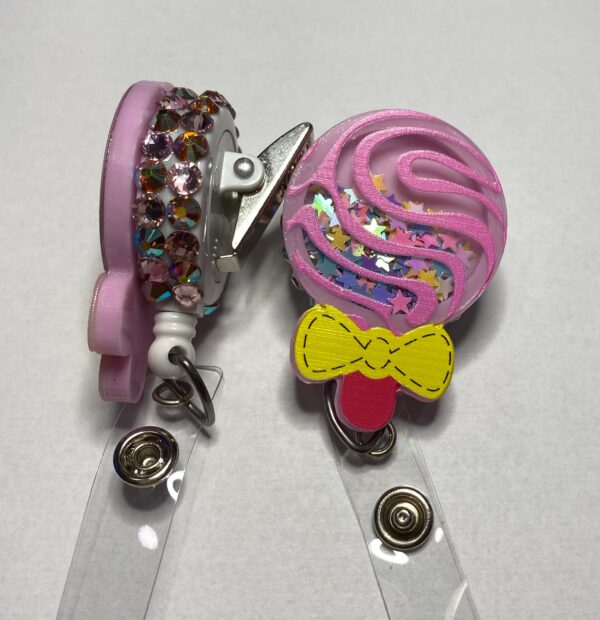 Lollipop Shaker - alligator clip - badge reel - Image 3