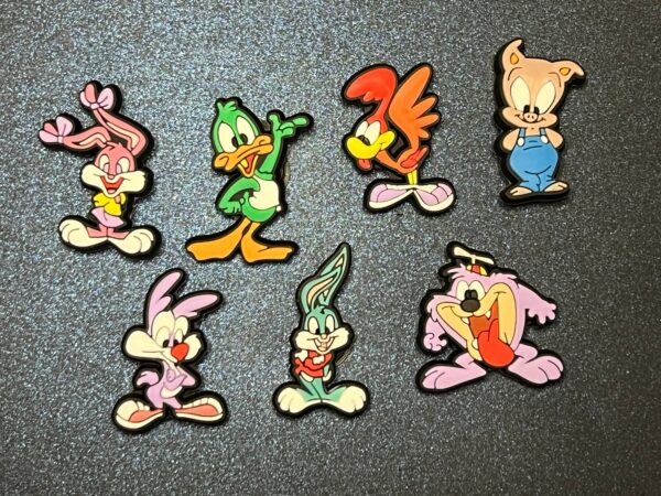 Looney Tunes 7PC Shoe Charms - Soft PVC