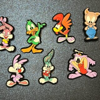 Looney Tunes 7PC Shoe Charms - Soft PVC