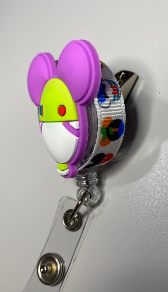 Mickey Balloon inspired Characters- alligator clip - badge reel - Image 6